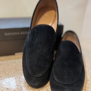 Banana Republic Black Demi Loafer Shoes